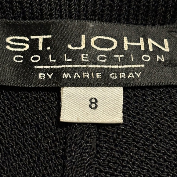 ST JOHN BLACK PANTS SIZE 8 - Picture 2 of 7